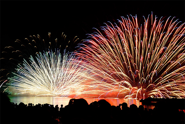 the Mikuni Fireworks Festival