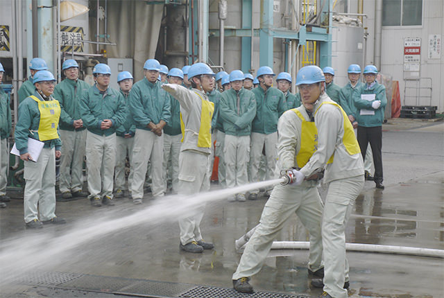 Water discharge training